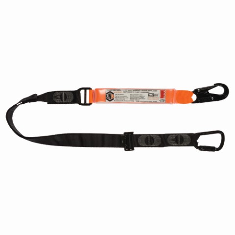 LINQ WEBBING LANYARD ADJUST SNG LEG 1 X SNAP HOOK 1 X TA KARABINER